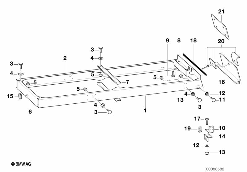 Genuine BMW 07129904475 E36 Hex Nut M5-8-ZNNIV SI (Inc. 730i, 525i & M5 3.6) | ML Performance UK Car Parts
