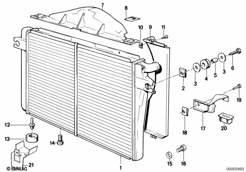 Genuine BMW 17112226082 Radiator A=575MM | Duco Car Parts UK Car Parts