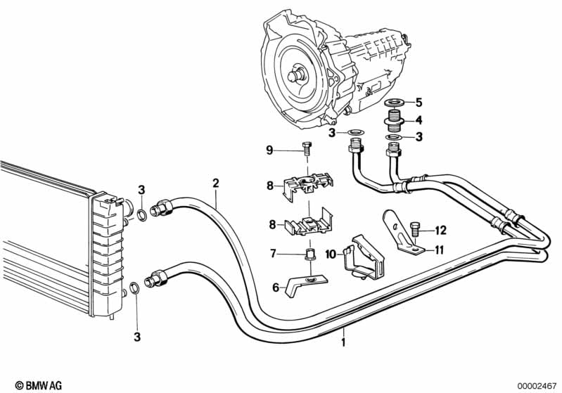 Transmission oil cooling