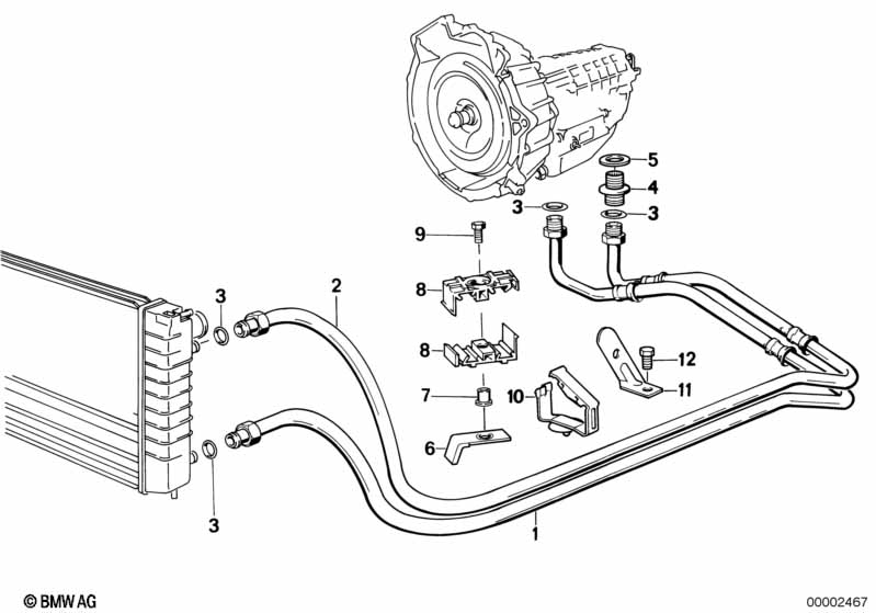 Transmission oil cooling