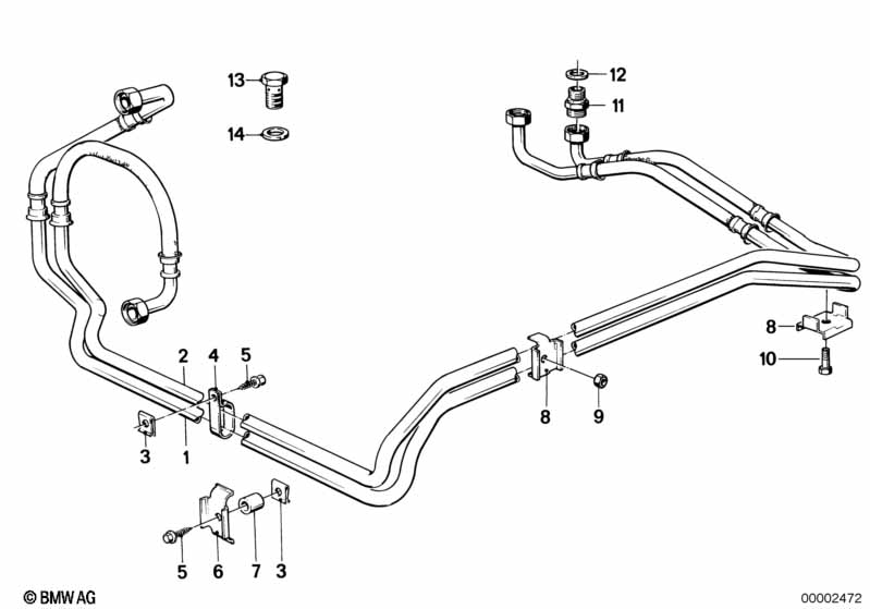 Genuine BMW 17221152880 E28 Oil Cooling Pipe Inlet 3HP22 (Inc. 520i & 528e) | ML Performance EU Car Parts