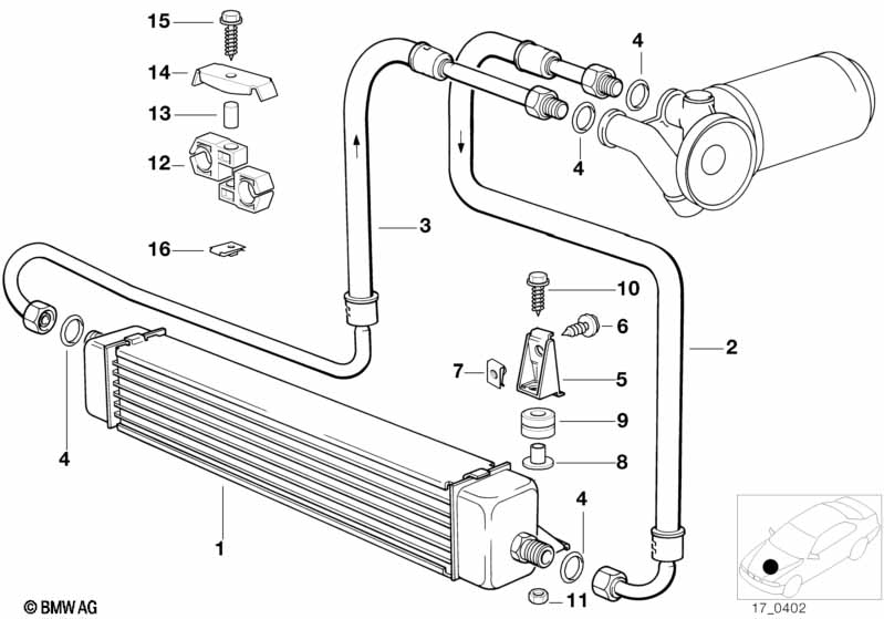 Engine oil cooling