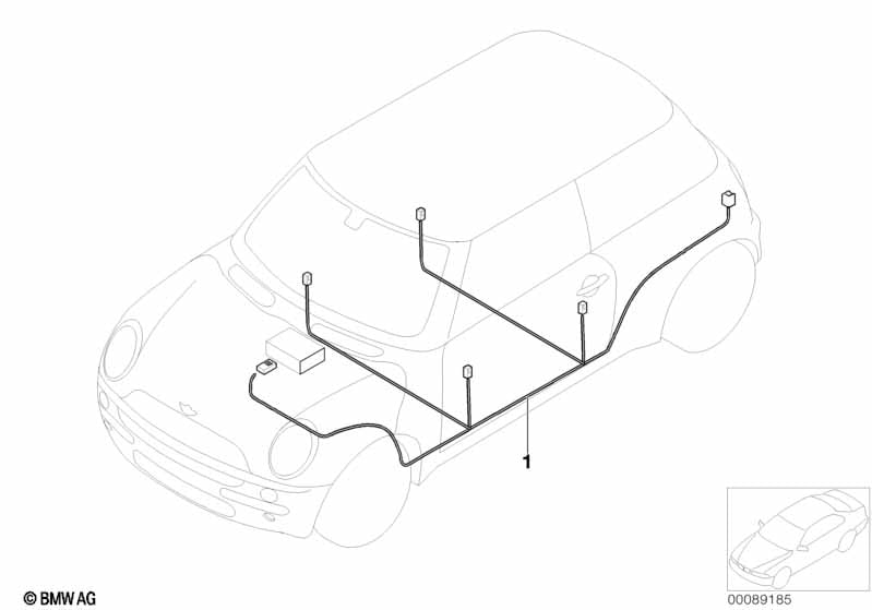 Audio wiring harness