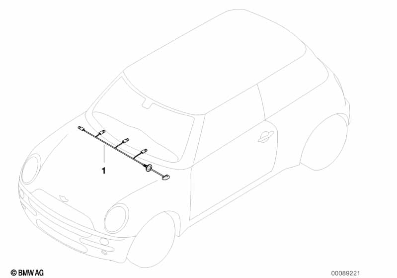 Genuine BMW 61116972113 R50 R53 Wiring Harness, Instrument Panel (Inc. One, Cooper S & Cooper) | Duco Car Parts UK Car Parts