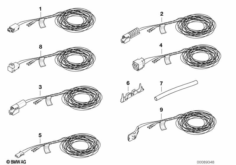 Repair cable, airbag