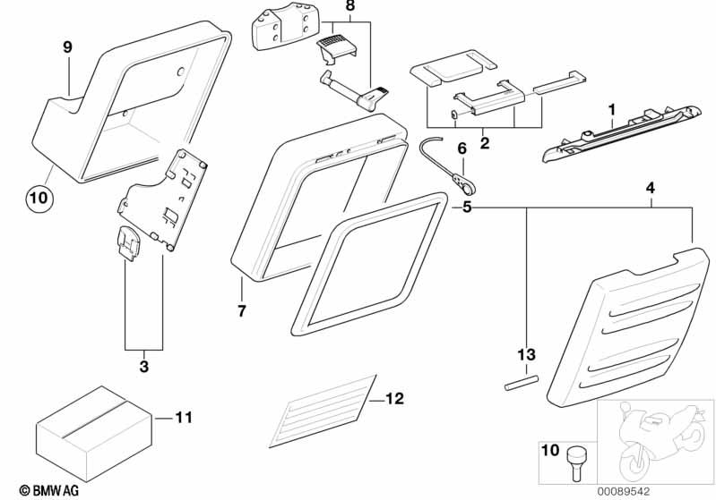 Case, variable / single parts