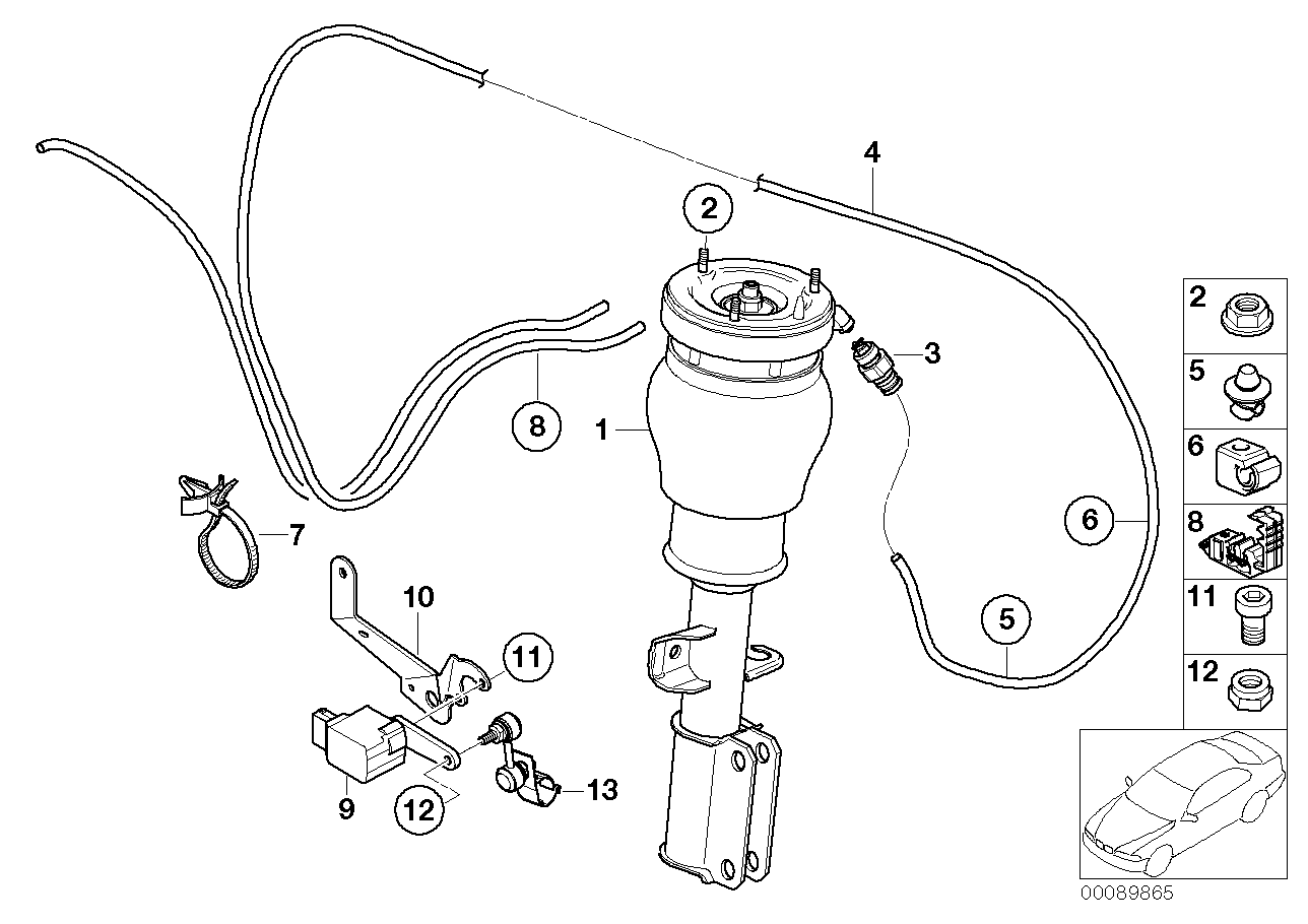 Genuine BMW 37236754455 E53 Left Distribution Piece Pipe (Inc. X5 3.0i) | ML Performance UK Car Parts