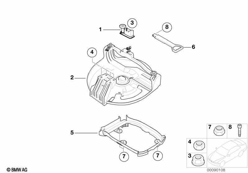 Genuine BMW 51717030528 E46 E83 Handle (Inc. X3 3.0i) | ML Performance UK Car Parts