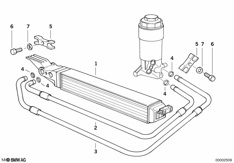 Genuine BMW 17222244894 E34 Oil Cooling Pipe Outlet (Inc. 525td) | ML Performance EU Car Parts