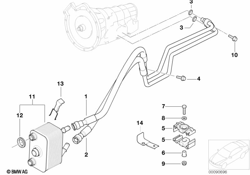 Genuine BMW 32416758253 E53 Holder (Inc. X5 3.0d) | ML Performance EU Car Parts