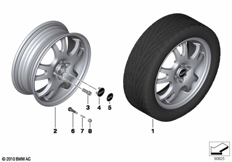 MINI LM Jant Double Spoke 87