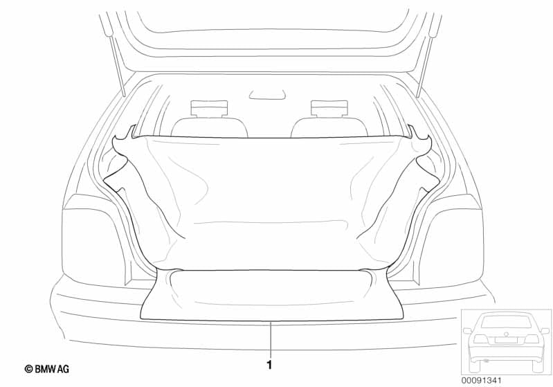 Couvercle protection espace chargement