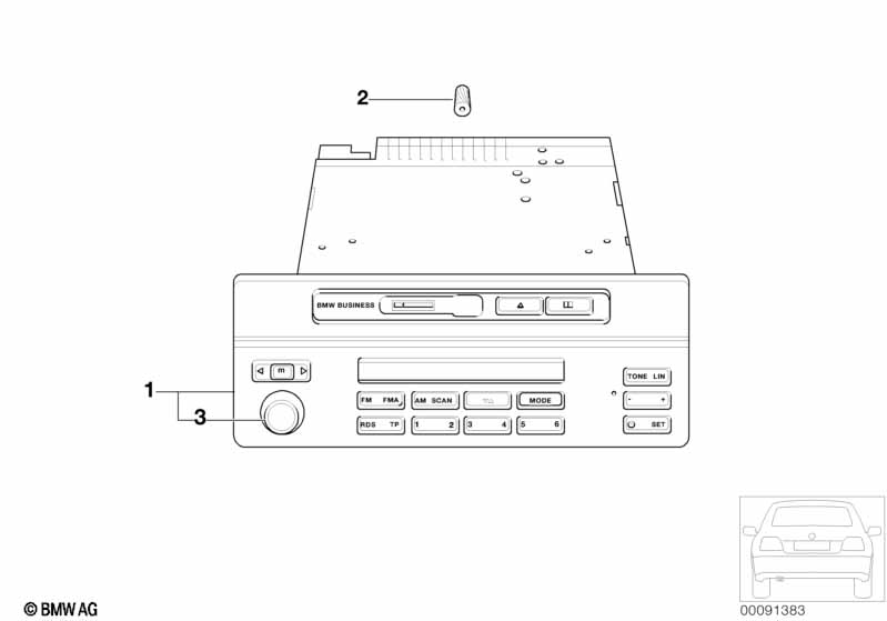 BMW Business radio without MID
