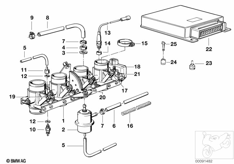 Throttle housing assy/control unit