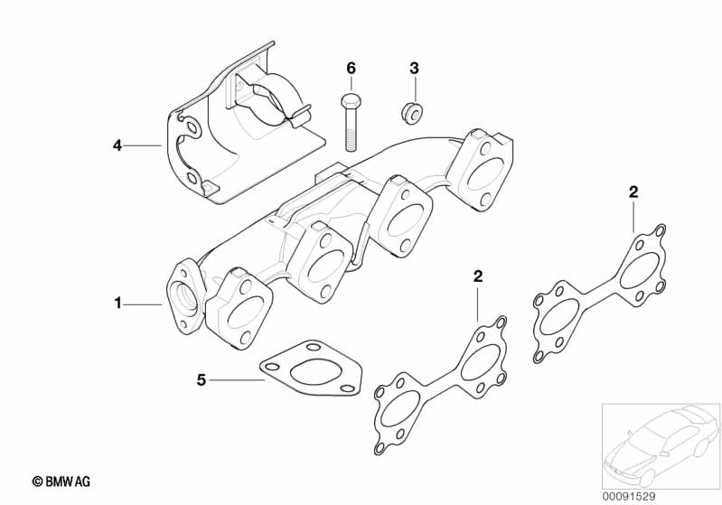 Exhaust manifold-AGR