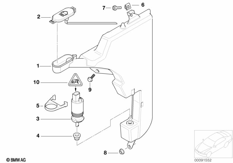 Genuine BMW 61628229251 R50 R53 Gasket (Inc. Cooper) | ML Performance UK Car Parts