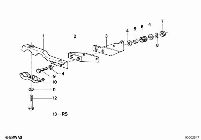 Suspension parts exhaust