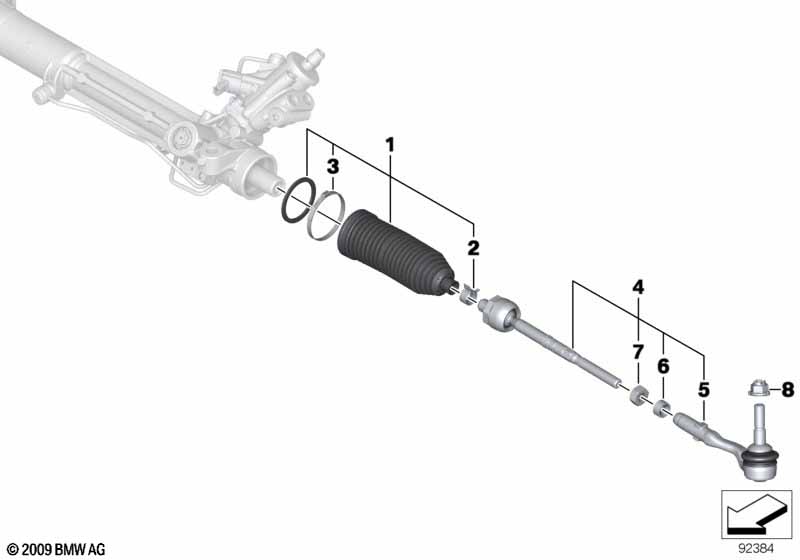 Steering linkage/tie rods