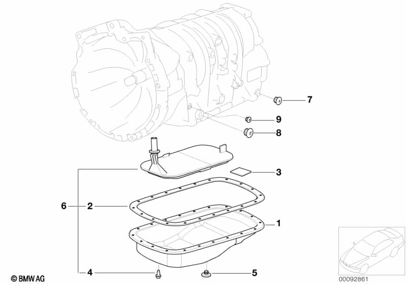 Genuine BMW 24117533846 E53 Oil Pan (Inc. X5 3.0i) ML Performance