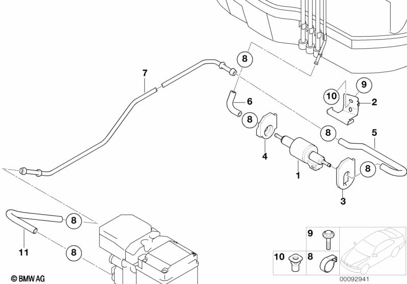 Fuel supply/pump/tubing