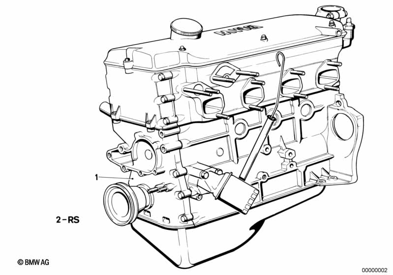 Genuine BMW 11009059264 E12 E28 E21 Set Mounting Parts Short Engine (Inc. 316, 518 & 318) | ML Performance UK Car Parts