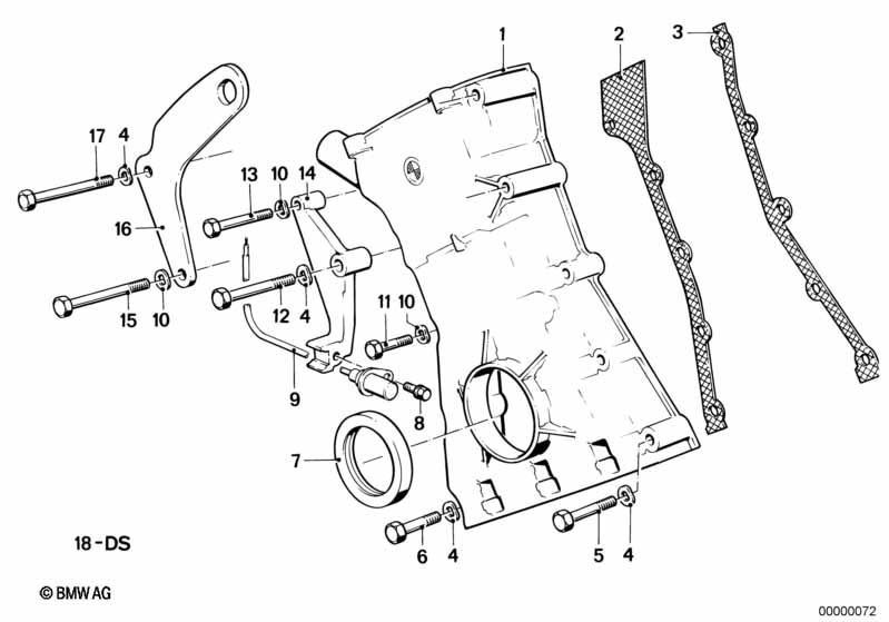 Lower timing case