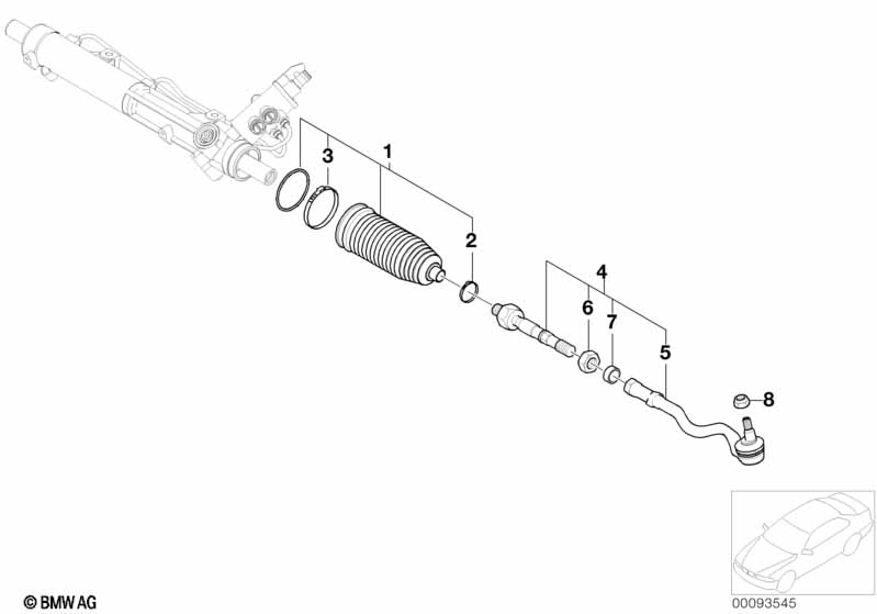 Genuine BMW 32303418202 E83 Ball Joint (Inc. X3) ML Performance