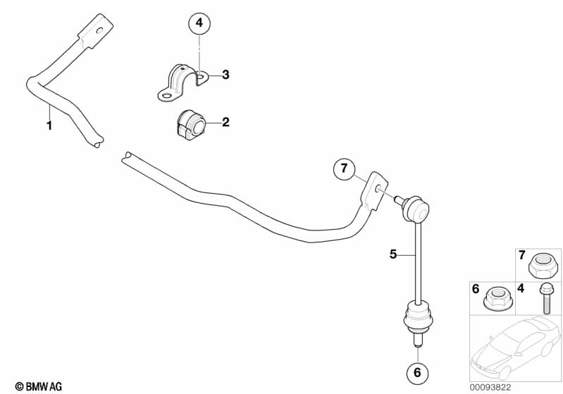 Stabilizer, rear