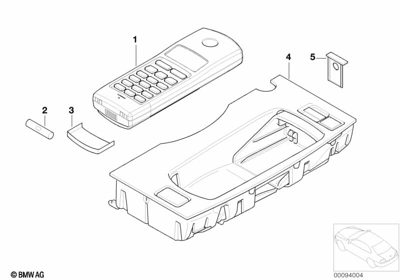 Single parts, SA 630, center console