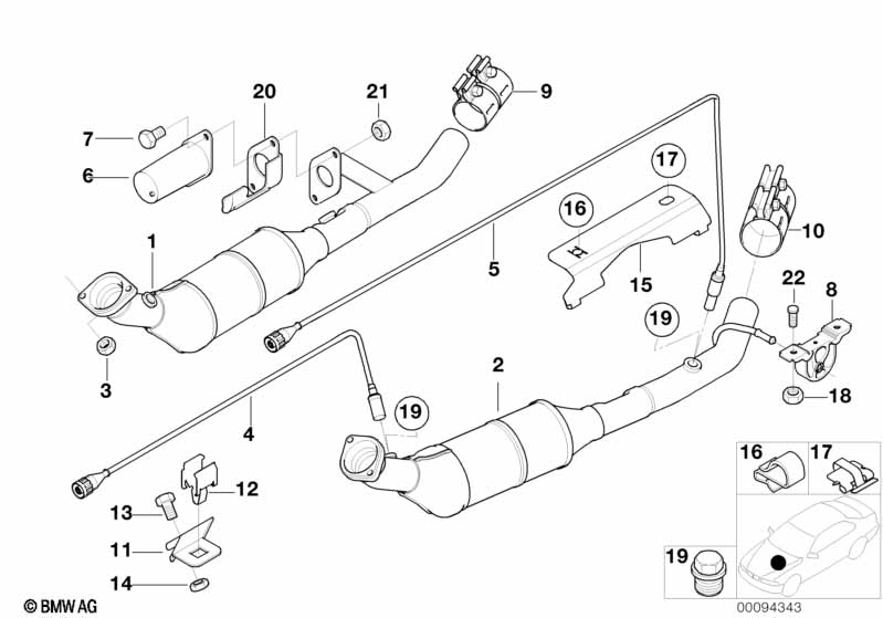 Genuine BMW 11781440133 E53 Bracket (Inc. X5 4.4i & X5 4.6is) | ML Performance UK Car Parts