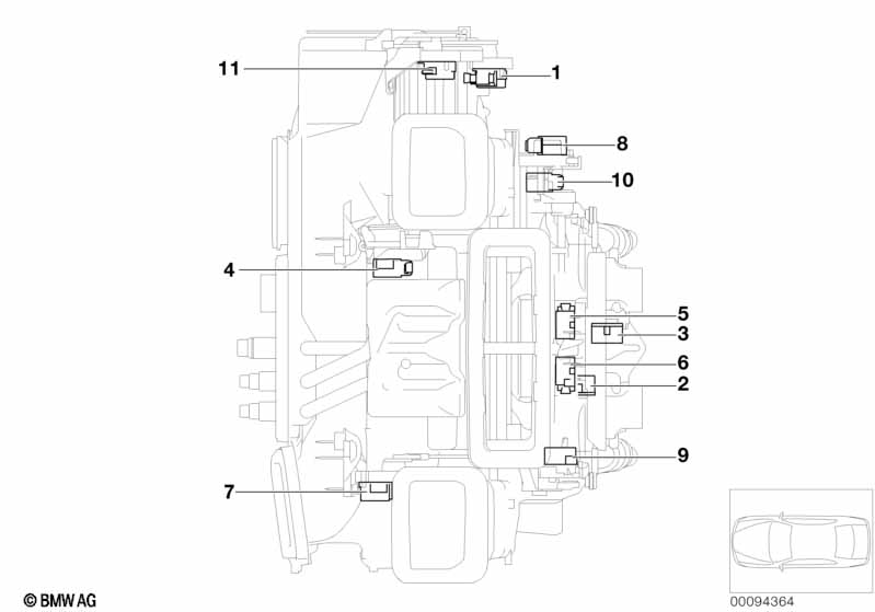 Actuator for automatic air condition