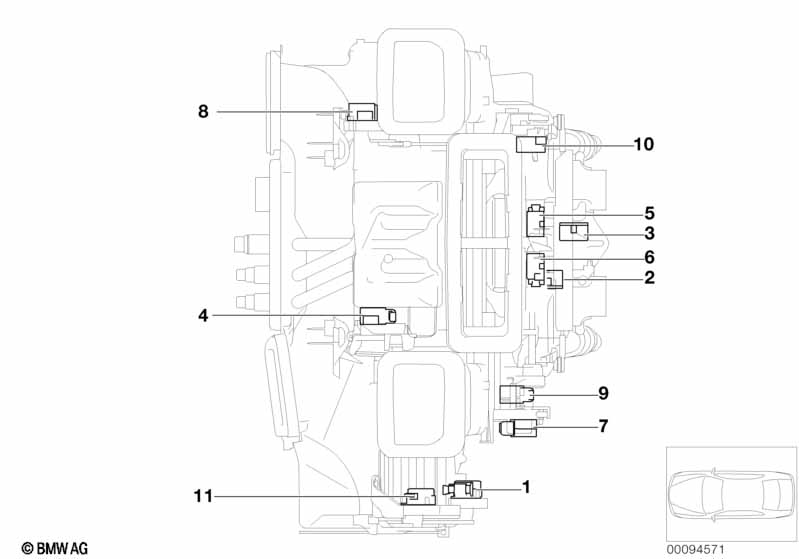 Actuator for automatic air condition
