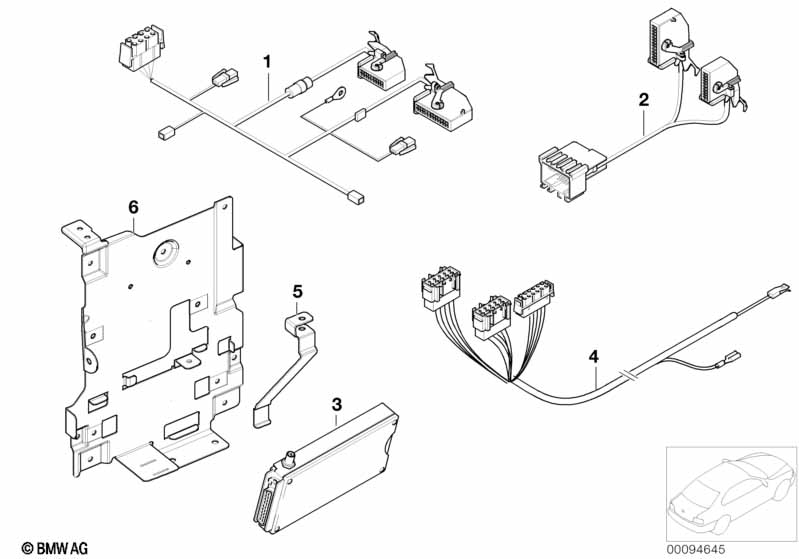 Single parts f Classic luggage compartm.