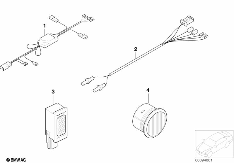 Single parts f Cordless hands-free fac.