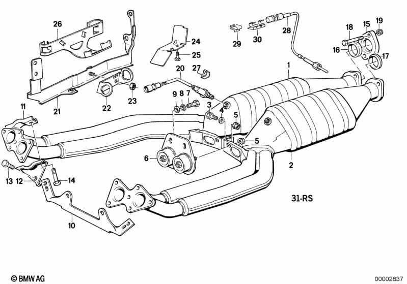 Exhaust system with catalyst