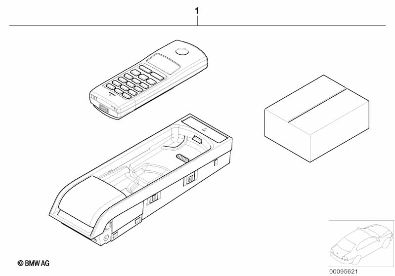 Retrofit kit car phone Cordless