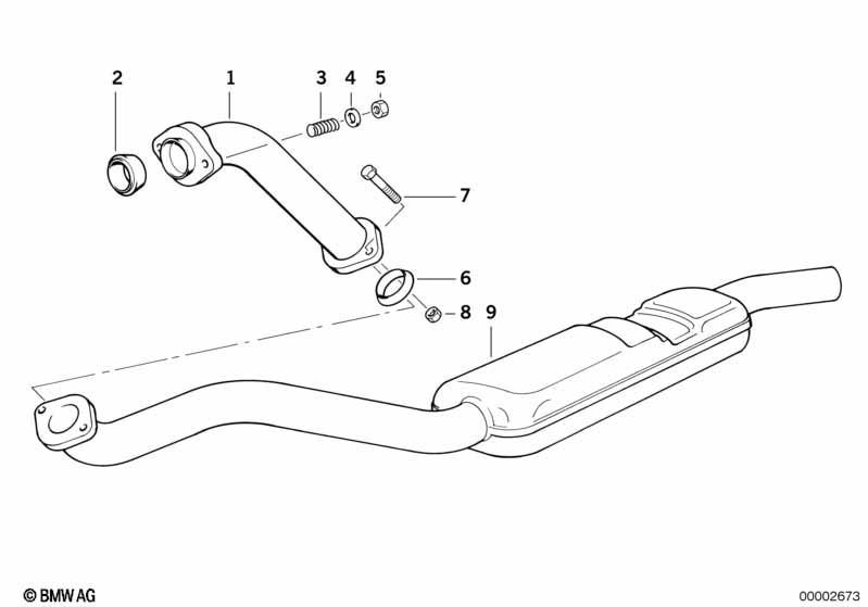 Exhaust pipe/muffler