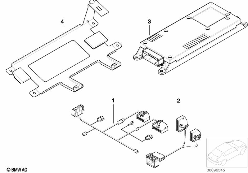 Single parts f Cordless lugga. compartm.