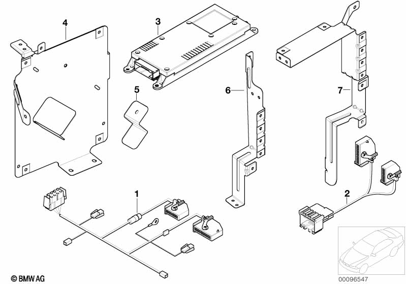 Single parts f Cordless lugga. compartm.