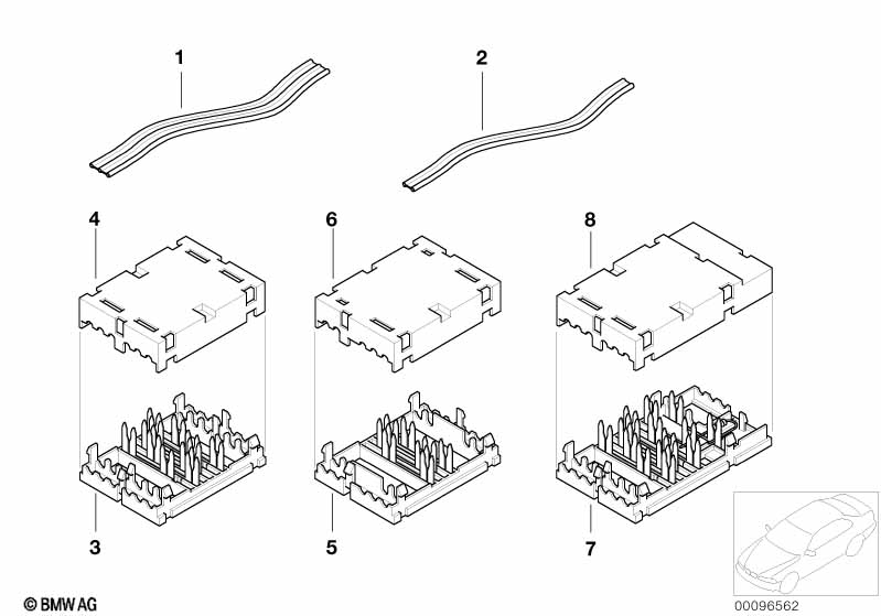 Genuine BMW 61136913657 E66 RR1 Cover, Idc Connector 2 POL. (Inc. 760Li, PhantoM & 750i) | Duco Car Parts UK Car Parts