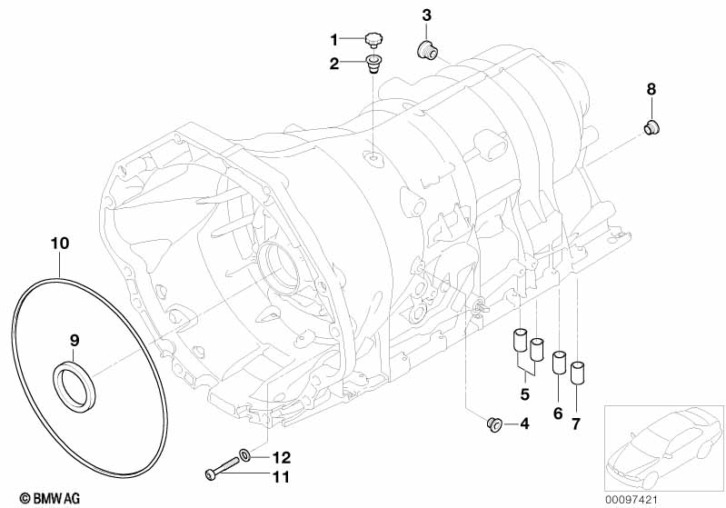 GA6HP32Z housing with mounting parts