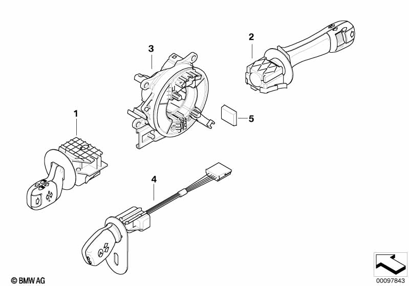 Steering column switch