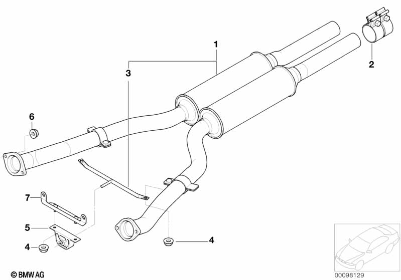 Front muffler