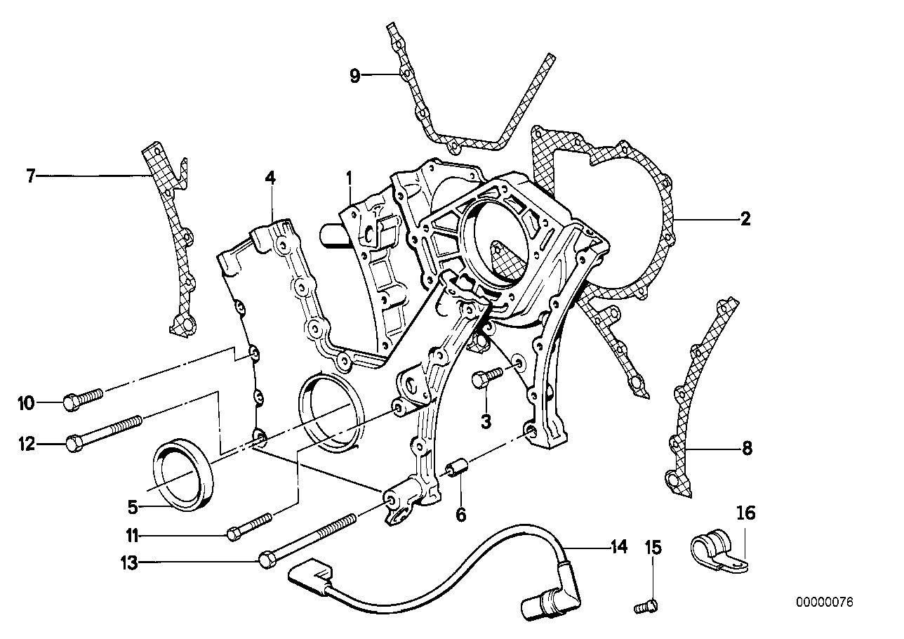 Genuine BMW 11141725762 E31 E38 E32 Gasket Asbestos Free (Inc. 750iL, 750i & 750iLS) | ML Performance UK Car Parts