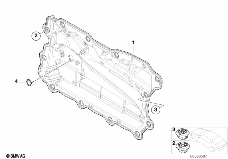 Instrument panel, door, front