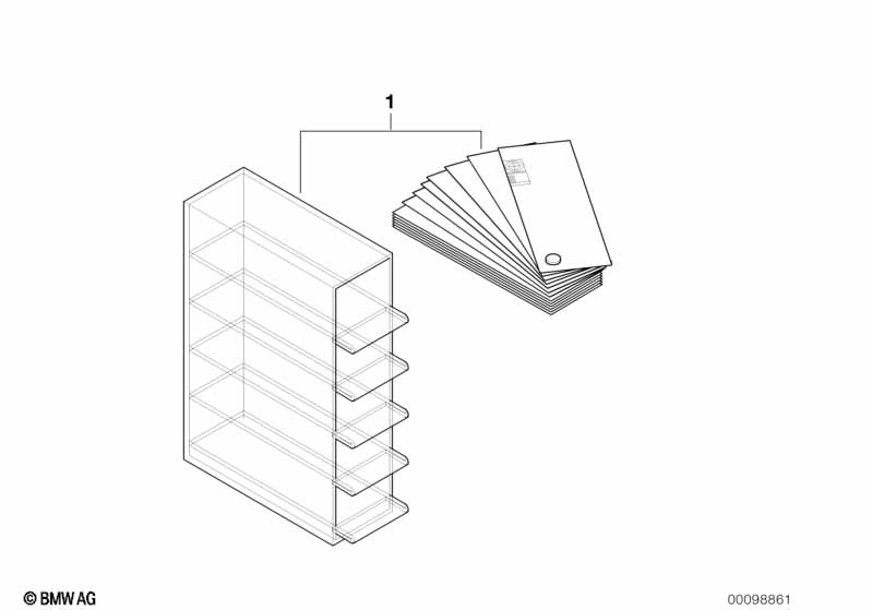 Color sample box