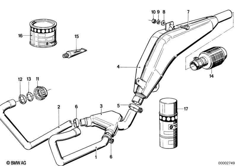 Genuine BMW 18211457109 Clamp Ring (Inc. R 80 G/S & R 65 RT) | Duco Car Parts UK Car Parts