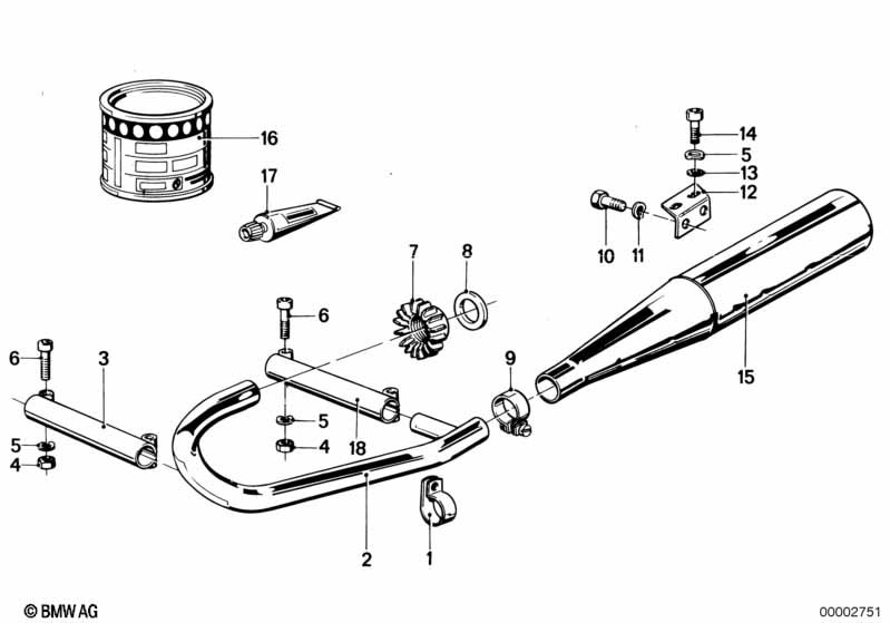Genuine BMW 18112302011 Crossover (Inc. R65LS) | ML Performance UK Car Parts