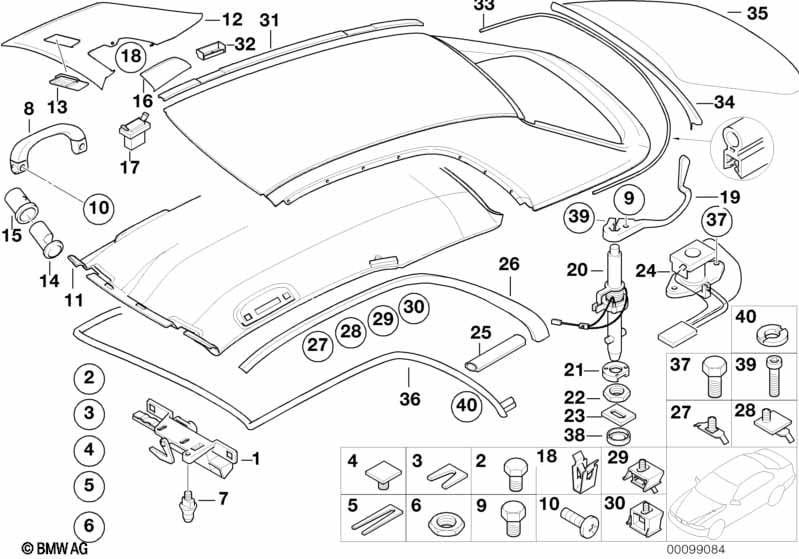 ハードトップ 個別部品