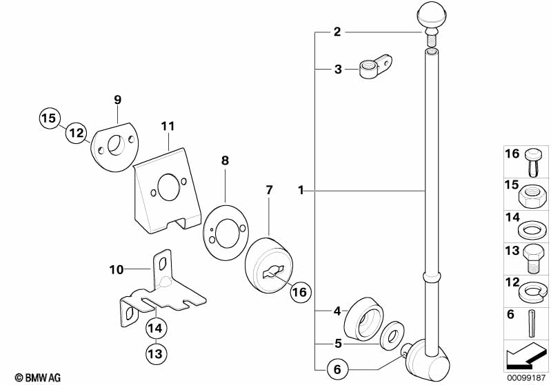 Genuine BMW 72607062710 E67 E60 Right Support (Inc. 730i, 530d & 525i) | ML Performance EU Car Parts